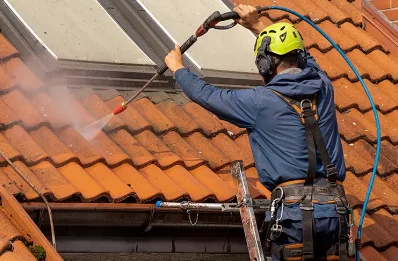 Démoussage et hydrofuge de toiture à Axat